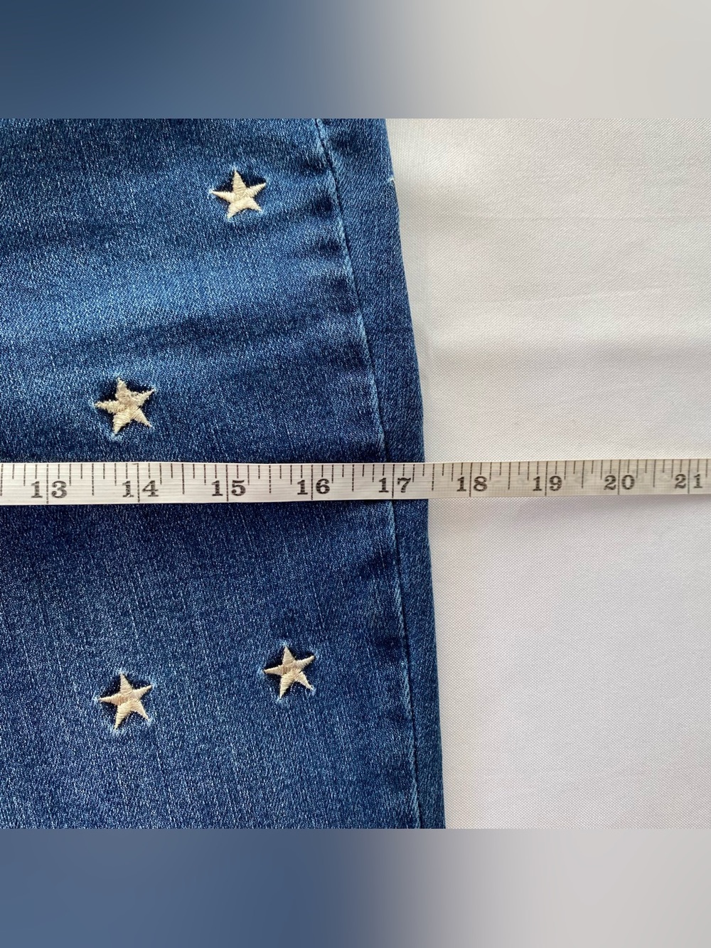 Judy Blue Embroidered Sabrina Star Super Flare Denim Jeans 28 California Casual - Picture 14 of 16